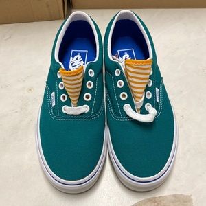 Vans teal/multi color in size w 7